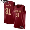 Camiseta Niños Cleveland Cavaliers Jarrett Allen 31 2022-23 Nike Icon Edition Maroon Swingman